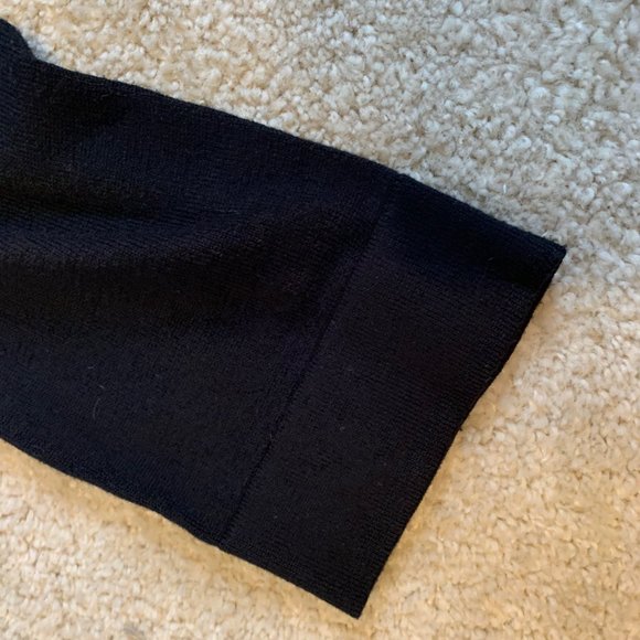 Banana Republic Cotton Blend Button Black Cardigan Size M - Picture 9 of 14